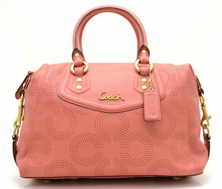 楽天市場】【バッグ】COACH コーチ オプアート レザー 2WAY 
