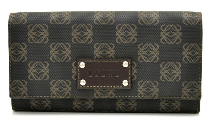 楽天市場】【未使用品】【財布】LOEWE ロエベ アナグラム 2つ折 長財布  