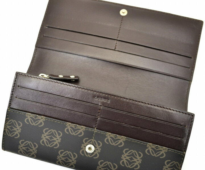 楽天市場】【未使用品】【財布】LOEWE ロエベ アナグラム 2つ折 長財布  