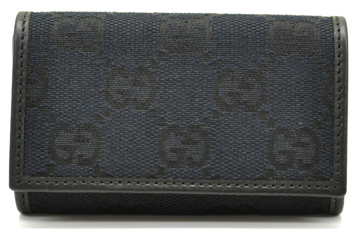 楽天市場】【未使用品】GUCCI グッチ GGキャンバス レザー 6連キー  