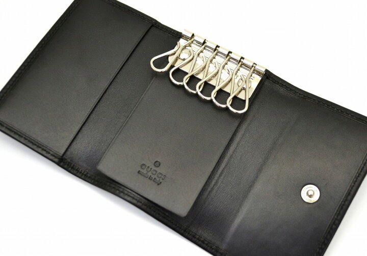 楽天市場】【未使用品】GUCCI グッチ GGキャンバス レザー 6連キー  