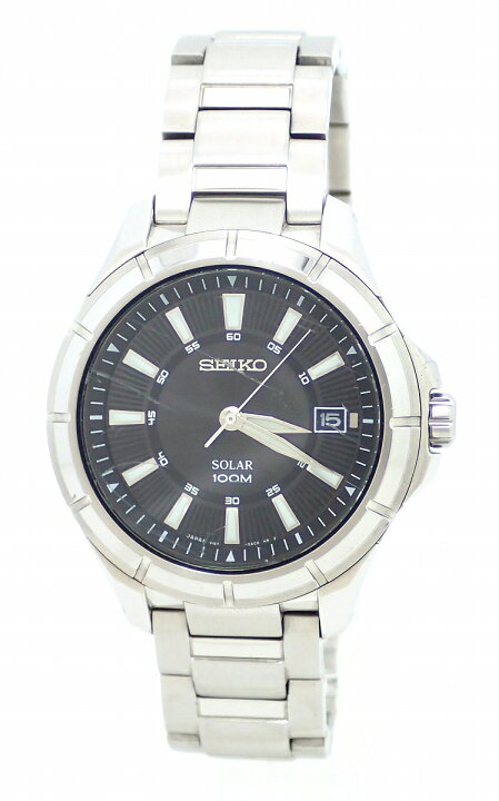 楽天市場】【ウォッチ】SEIKO セイコー ブラック文字盤 デイト SS 