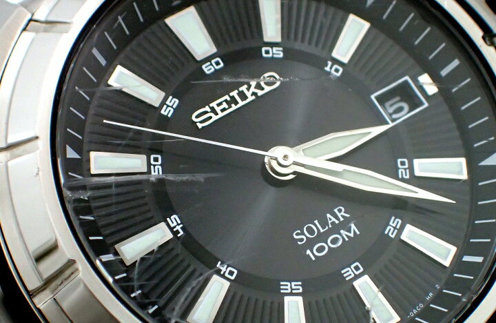 楽天市場】【ウォッチ】SEIKO セイコー ブラック文字盤 デイト SS 