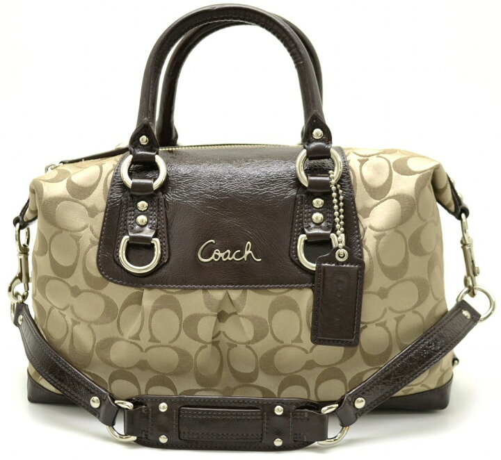 楽天市場】【バッグ】COACH コーチ シグネチャー アシュレイ 