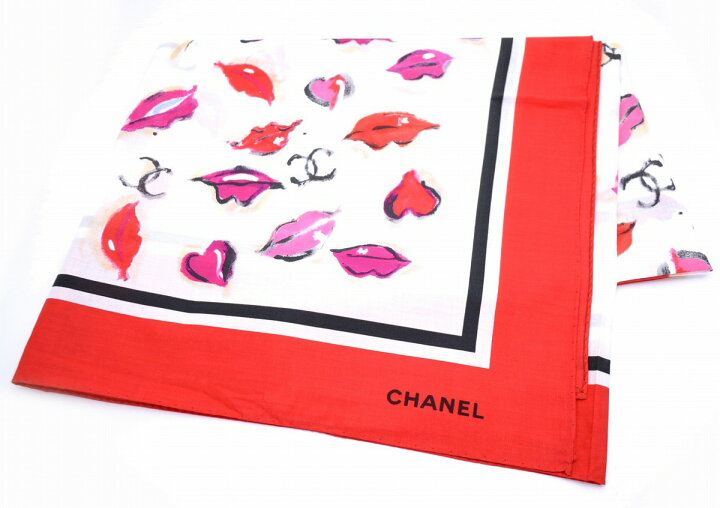 楽天市場】CHANEL シャネル ストール 大判コットンストール スカーフ  