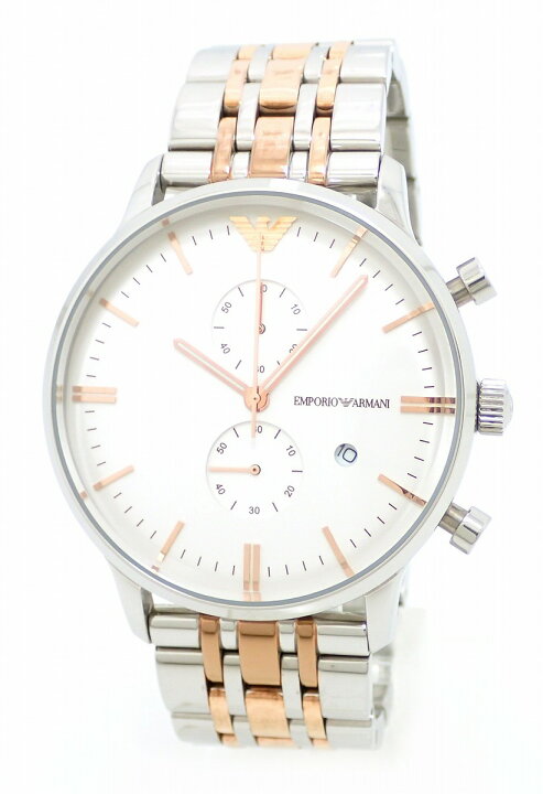 楽天市場】【ウォッチ】EMPORIO ARMANI エンポリオ アルマーニ クロノ 