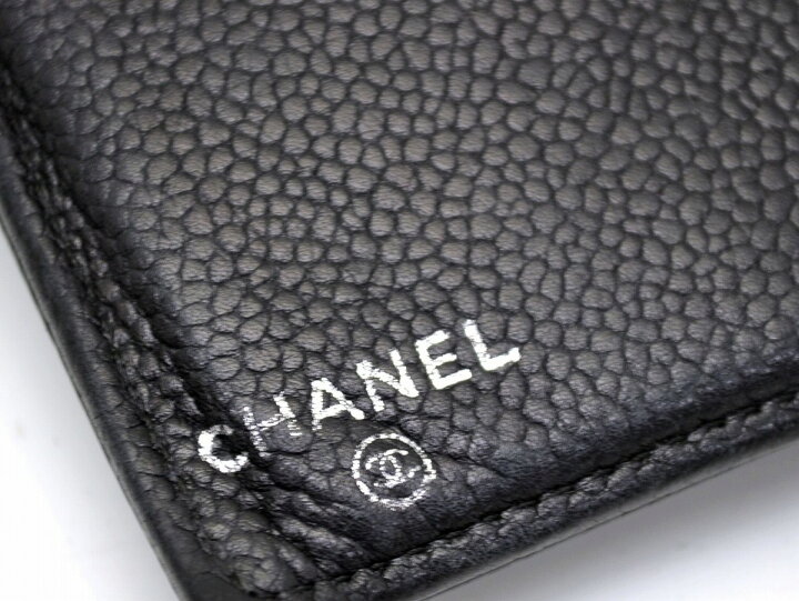 楽天市場】【財布】CHANEL シャネル パテント キャビアスキン 2つ折 長  