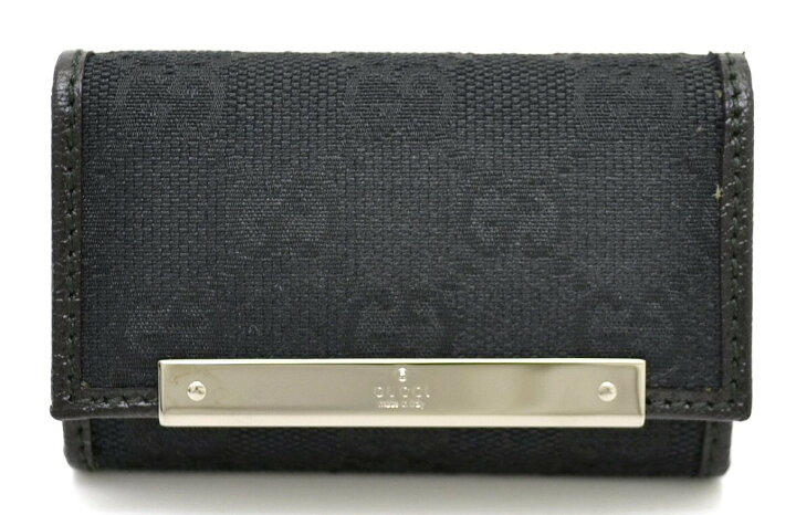 楽天市場】【未使用品】GUCCI グッチ GGキャンバス ロゴプレート 6連 