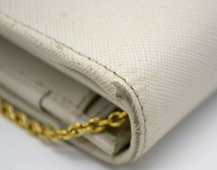 楽天市場】【財布】PRADA プラダ 2つ折 ファスナー長財布 型押しレザー  