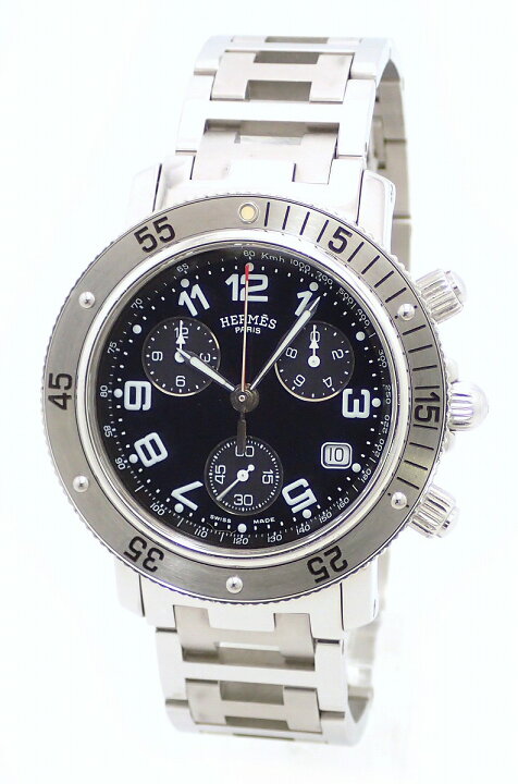 楽天市場】【ウォッチ】 HERMES エルメス クリッパー ダイバー クロノ  