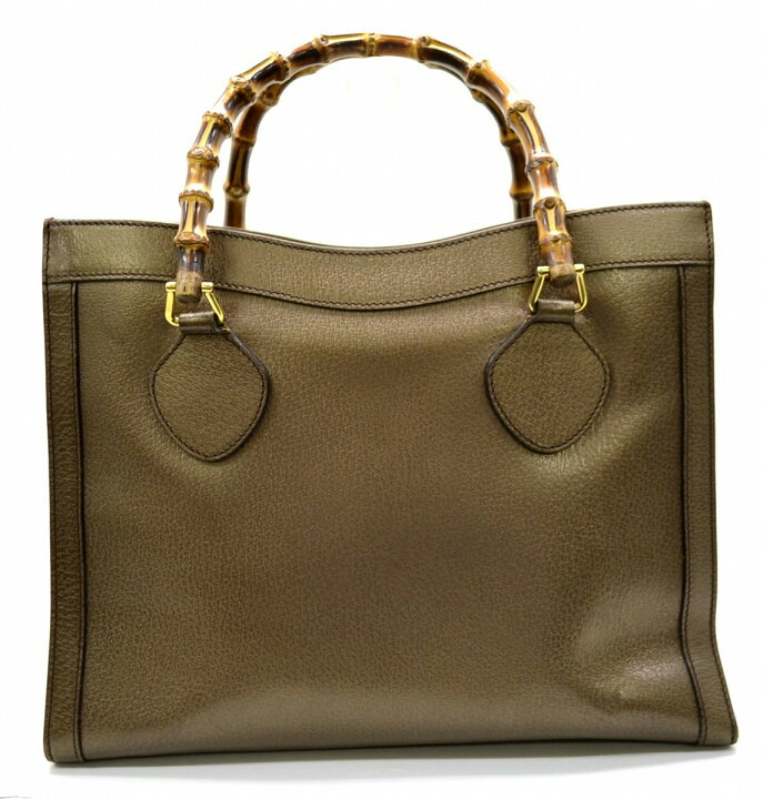 楽天市場】【バッグ】GUCCI グッチ バンブー レザー ハンドバッグ  