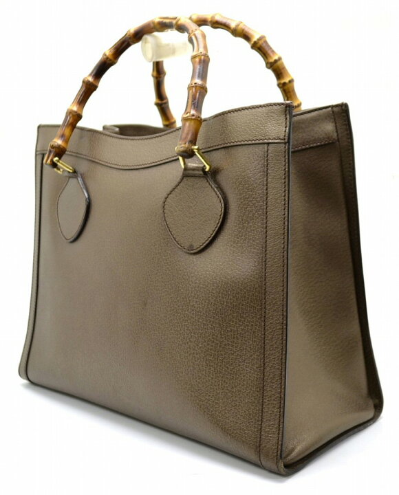 楽天市場】【バッグ】GUCCI グッチ バンブー レザー ハンドバッグ  