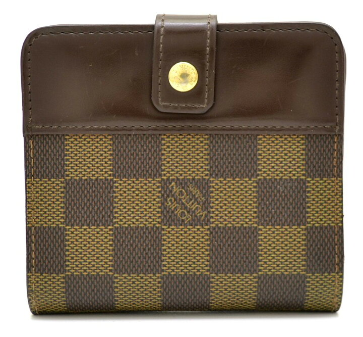 楽天市場】【財布】LOUIS VUITTON ルイ ヴィトン ダミエ コンパクト  