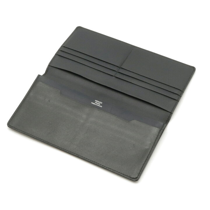 楽天市場】HERMES エルメス マンハッタンロング 2つ折長札入れ 二つ折  