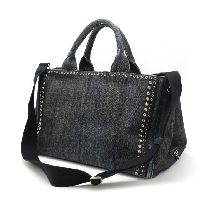 楽天市場】PRADA プラダ CANAPA カナパ トートバッグ 2WAY ショルダー 