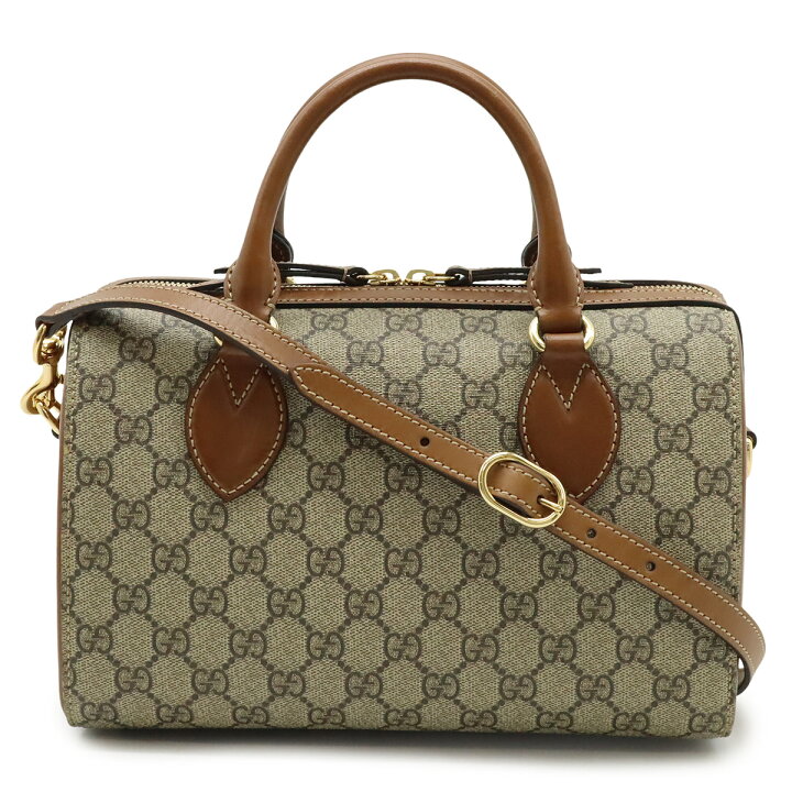 楽天市場】GUCCI グッチ GGスプリーム ハンドバッグ ミニボストン 