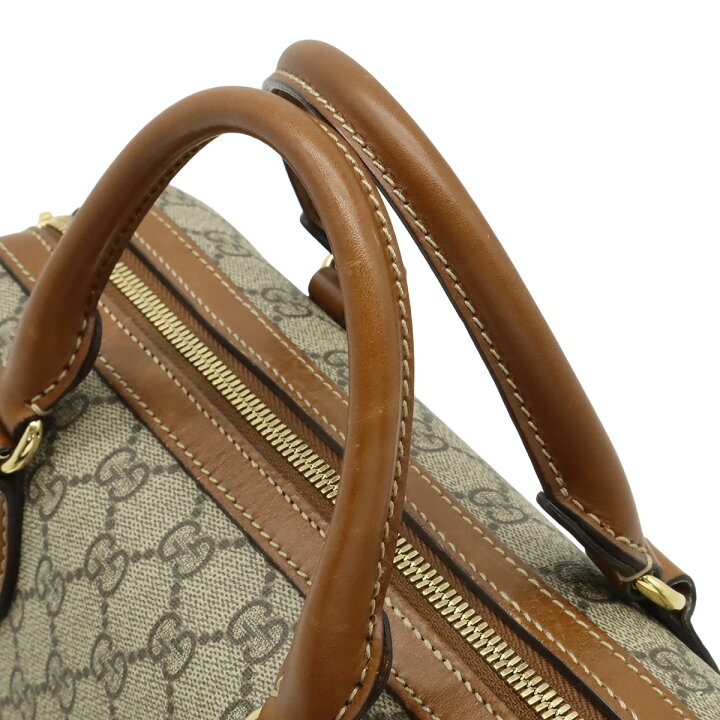 楽天市場】GUCCI グッチ GGスプリーム ハンドバッグ ミニボストン 