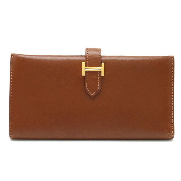 楽天市場】【財布】HERMES エルメス ベアン クラシック 2つ折長財布 二 