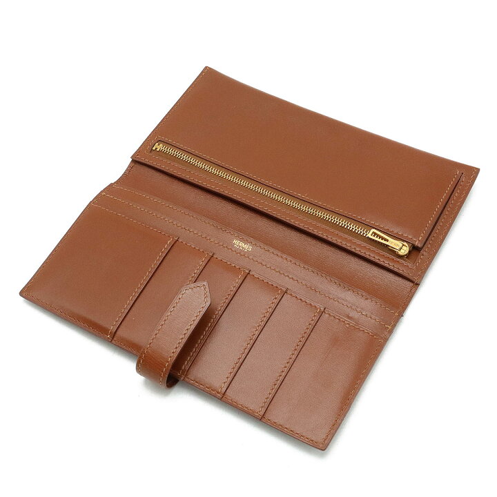 楽天市場】【財布】HERMES エルメス ベアン クラシック 2つ折長財布 二 