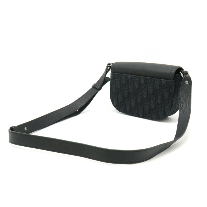 2508-330｜ディオール ショルダーバッグ レザー ブラック Dior  