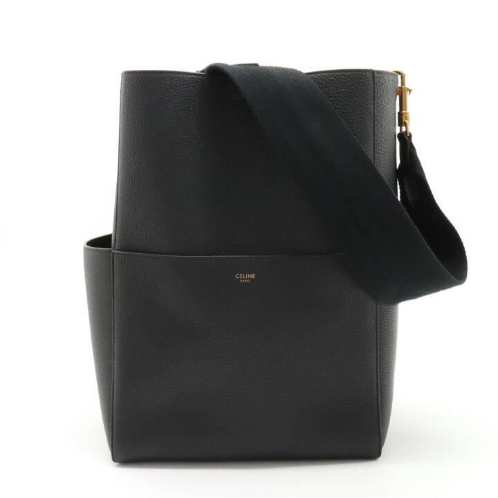 楽天市場】【バッグ】CELINE セリーヌ サングル バケット ショルダー  
