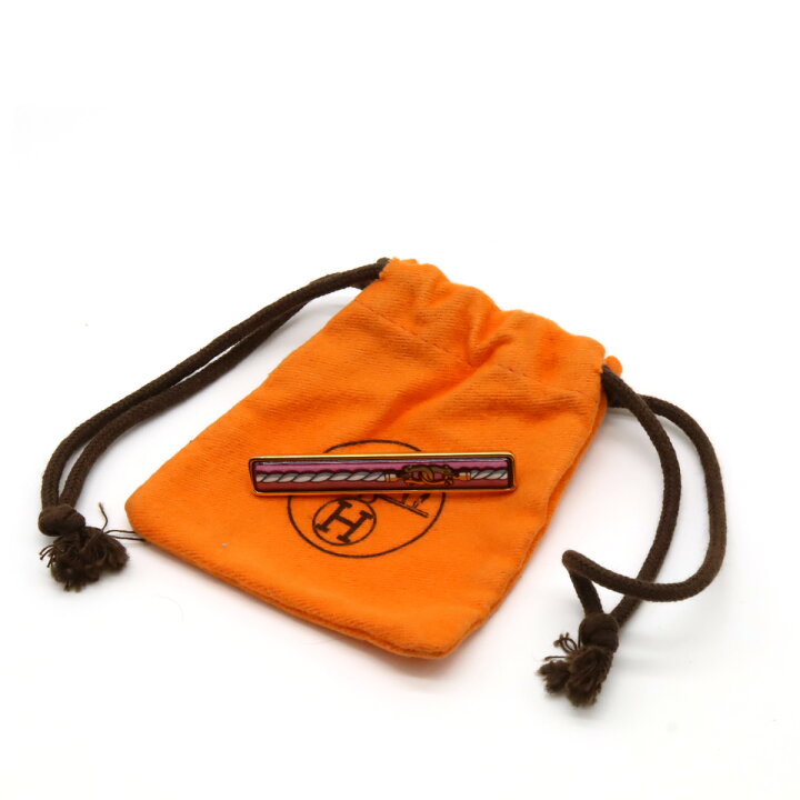 楽天市場】HERMES エルメス エマイユ ネクタイピン タイピン タイバー 