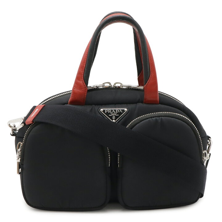 楽天市場】PRADA プラダ トライアングルロゴ ハンドバッグ ミニ 