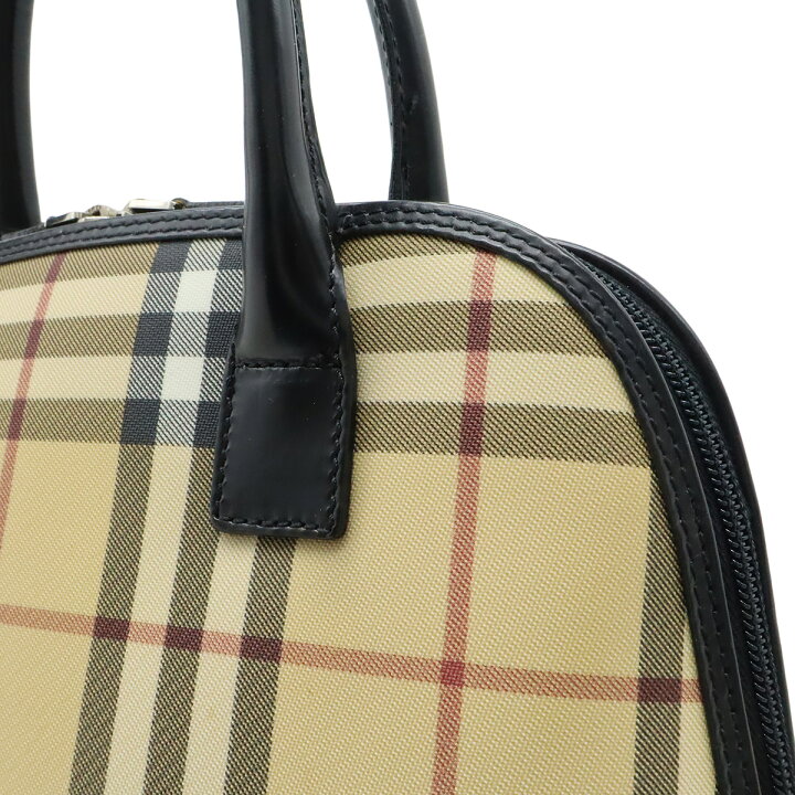 楽天市場】BURBERRY バーバリー ノバチェック チェック柄 ハンドバッグ 