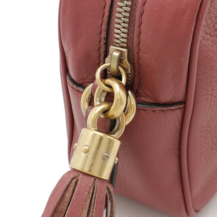 楽天市場】GUCCI グッチ ソーホー スモールディスコ タッセル フリンジ 