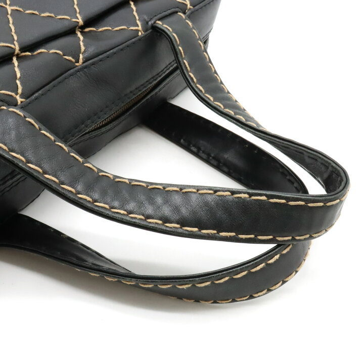 楽天市場】CHANEL シャネル ワイルドステッチ ハンドバッグ ミニ  