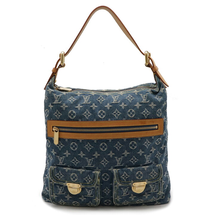 楽天市場】LOUIS VUITTON ルイ ヴィトン モノグラムデニム バギーGM 