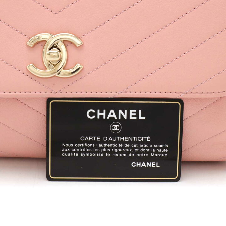 楽天市場】CHANEL シャネル Vステッチ ココマーク スモール トップ 