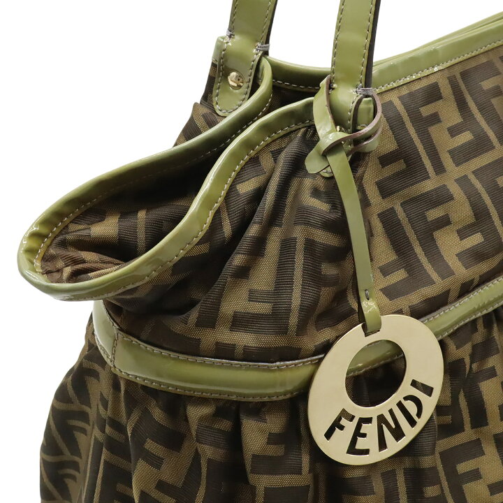 楽天市場】FENDI フェンディ ズッカ柄 トートバッグ ショルダーバッグ 