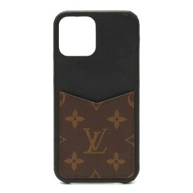 LOUIS VUITTON ルイ ヴィトン モノグラム iPhone バンパー 12 Pro Max スマホカバー スマホケース 携帯ケース ノワール ブラック M80082 【中古】