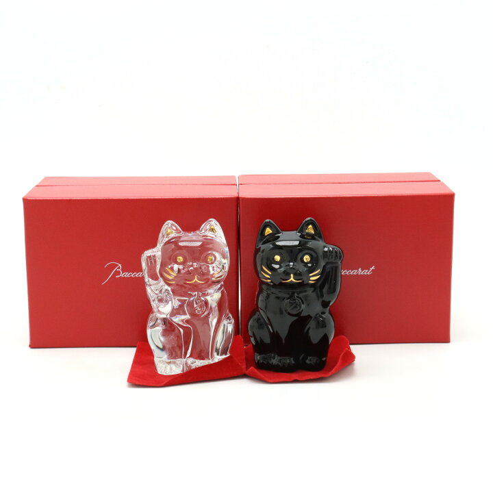 楽天市場】Baccarat バカラ まねき猫 招き猫 ラッキーキャット 2点 