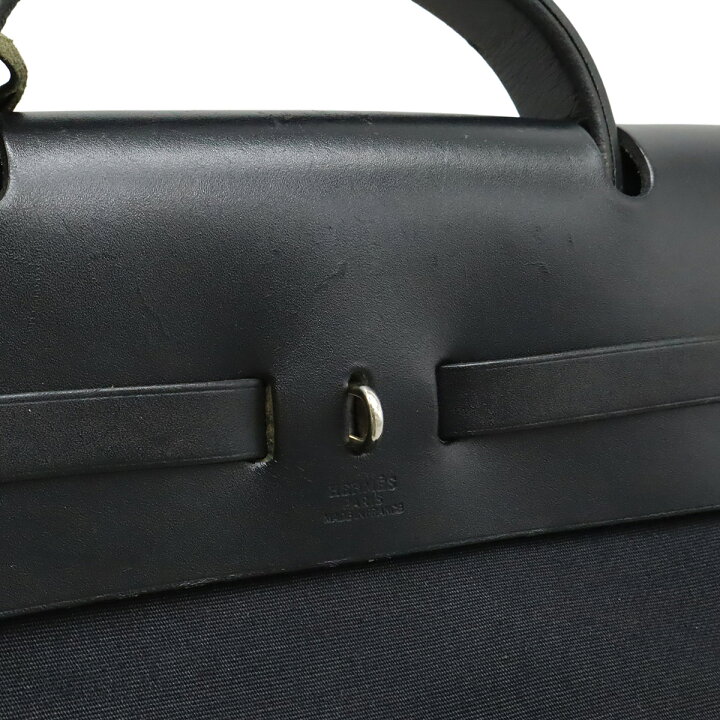楽天市場】HERMES エルメス エールバッグMM ハンドバッグ トワル 