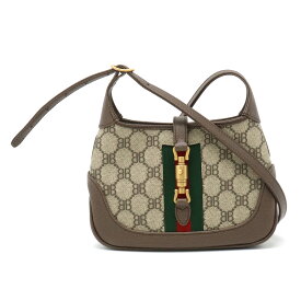 【バッグ】GUCCI グッチ BALENCIAGA バレンシアガ コラボ ザ ハッカー プロジェクト ジャッキー ショルダーバッグ ポシェット ベージュ ブラウン 680132 【中古】