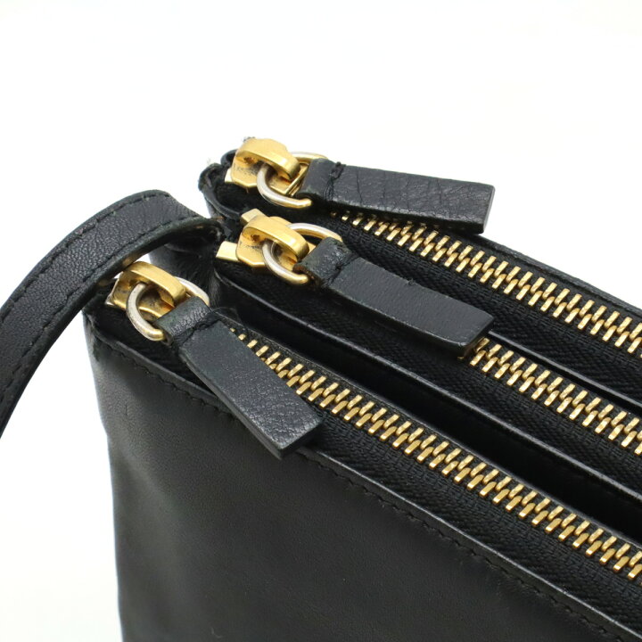 楽天市場】CELINE セリーヌ トリオ ラージ ショルダーバッグ 