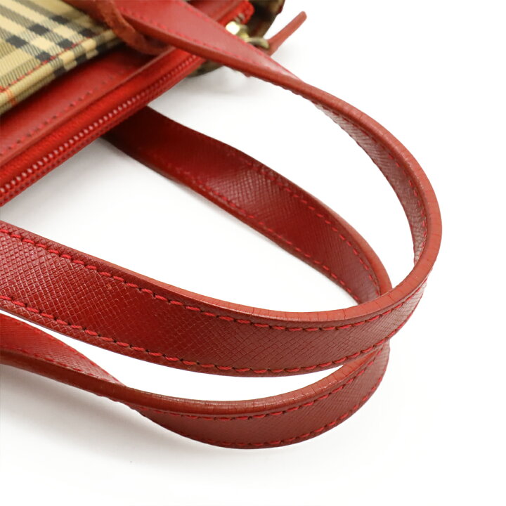 BURBERRY バーバリー ノバチェック チェック柄 ハンドバッグ トート 