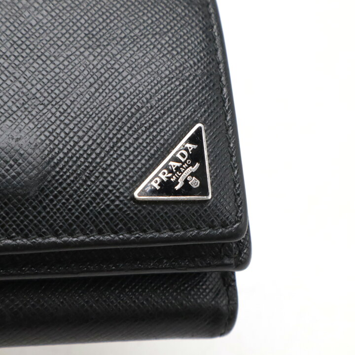 楽天市場】PRADA プラダ トライアングルロゴ コンパクトウォレット 3  