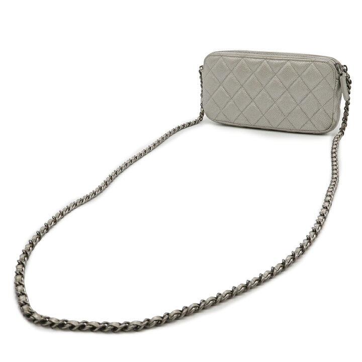 楽天市場】CHANEL シャネル マトラッセ Wジップチェーンウォレット  