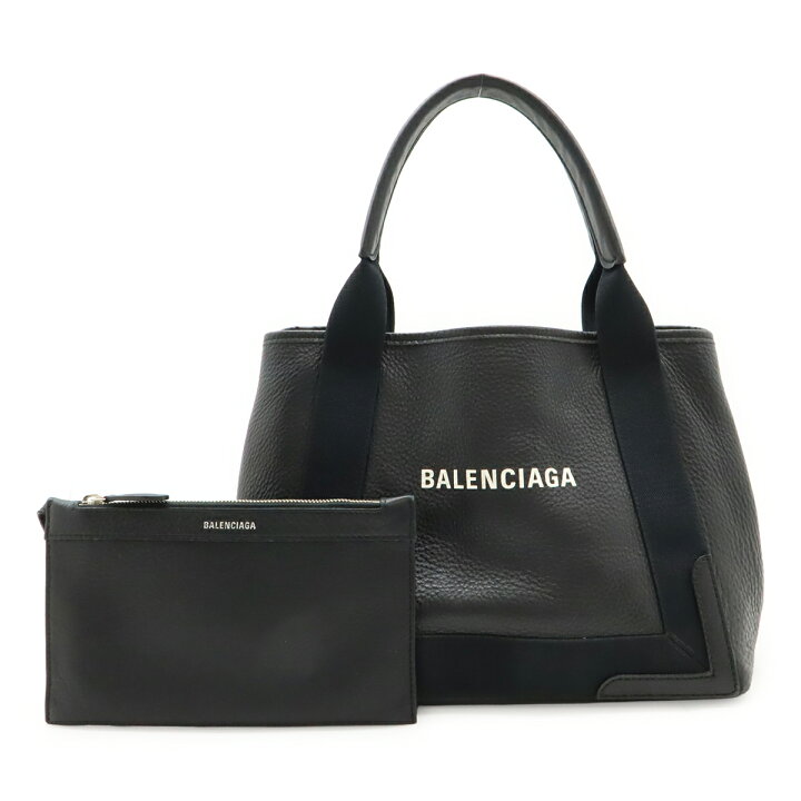 楽天市場】BALENCIAGA バレンシアガ ネイビーカバス S スモール ロゴ 