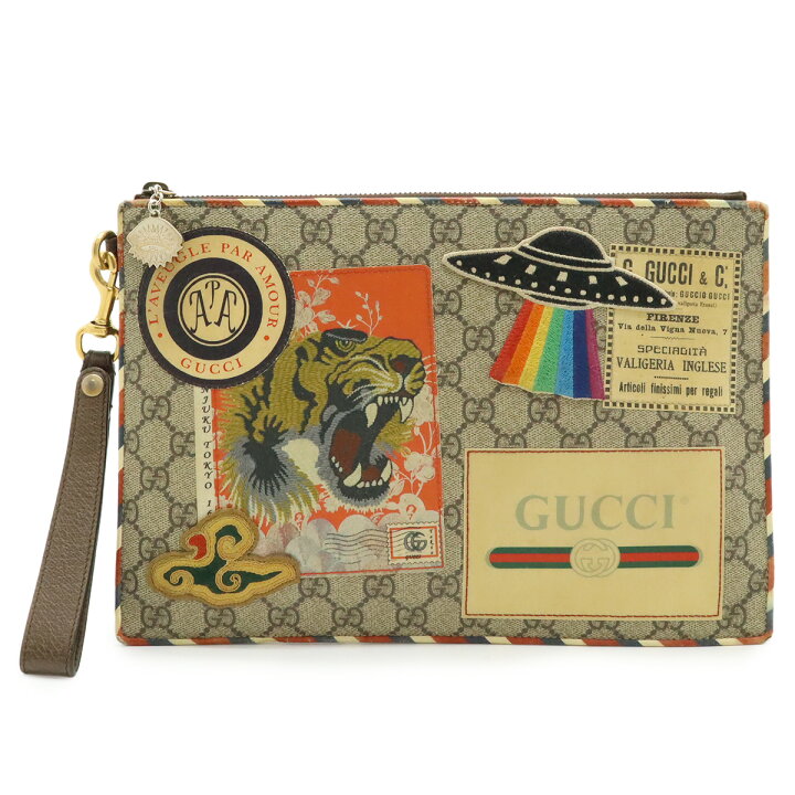 楽天市場】GUCCI グッチ クーリエ GGスプリーム クラッチバッグ 