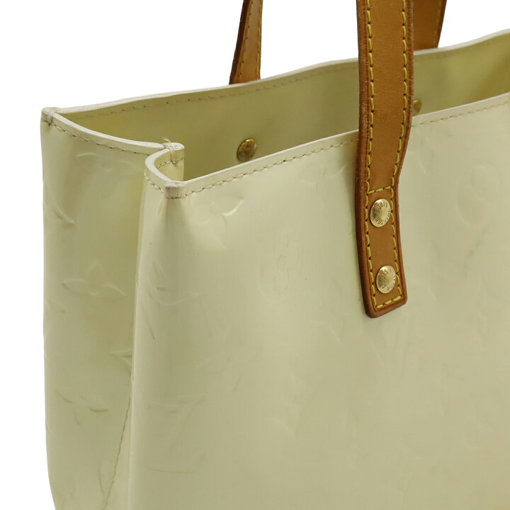 中古】LOUIS VUITTON リードPM M91336 ヴェルニ ベージュ ルイ  