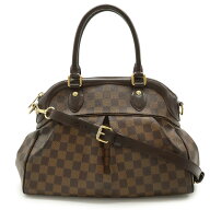 LOUIS VUITTON ルイ ヴィトン ダミエ トレヴィPM ハンドバッグ 2WAY ショルダーバッグ セミショルダー 肩…