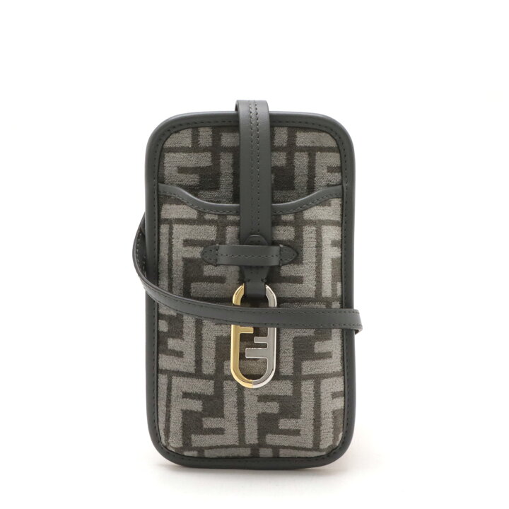 楽天市場】FENDI フェンディ ズッカ柄 フォンポーチ オーロック 