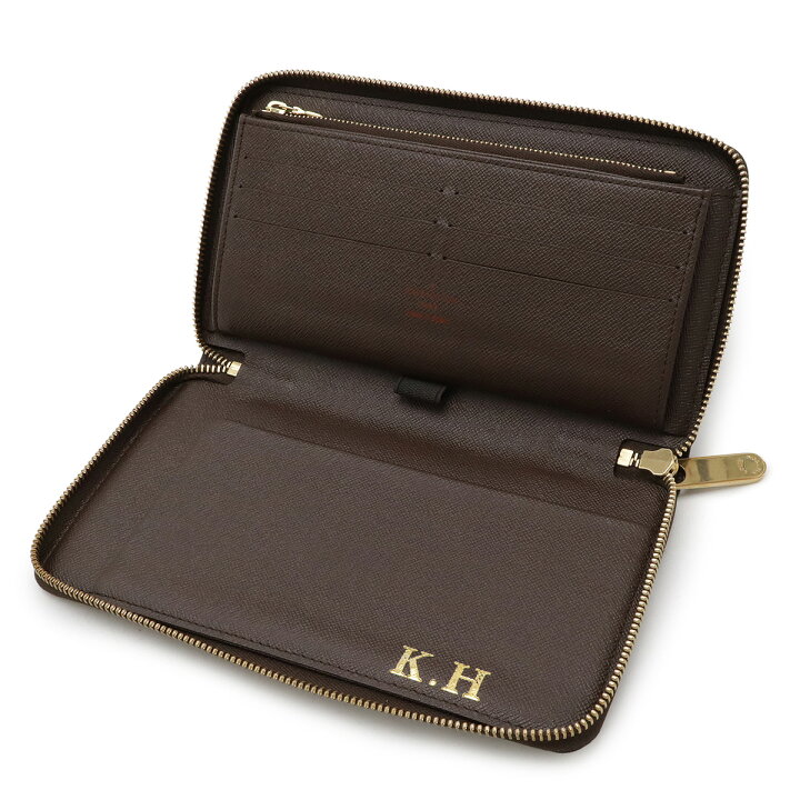 LOUIS VUITTON ルイ ヴィトン ダミエ ジッピー オーガナイザー 2つ折長  