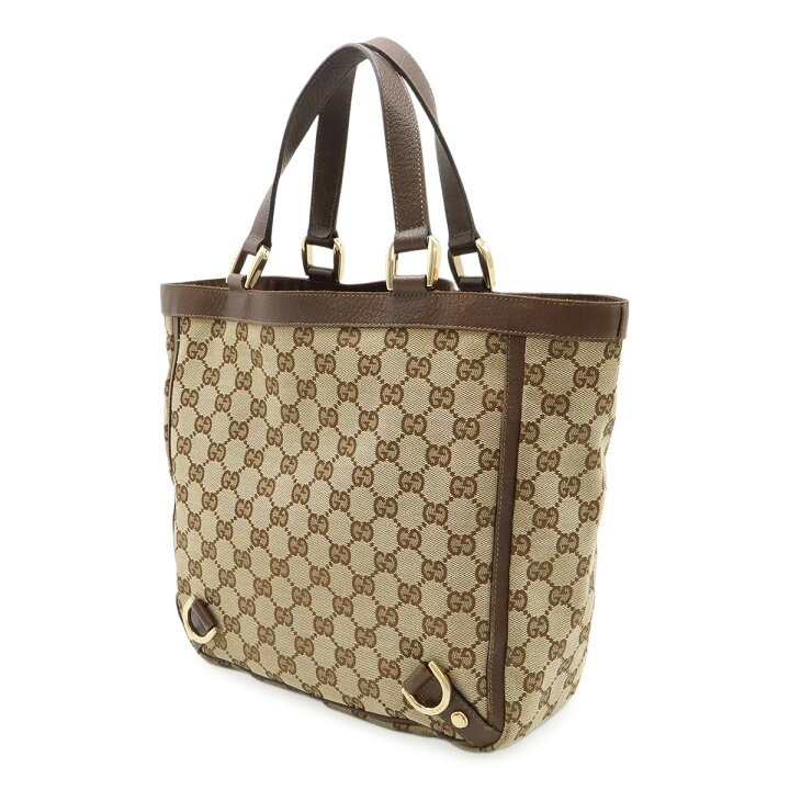 楽天市場】GUCCI グッチ GGキャンバス アビーライン トートバッグ 