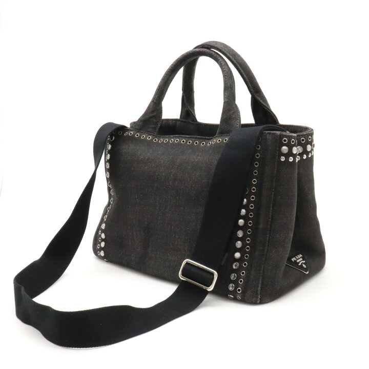 楽天市場】PRADA プラダ CANAPA カナパトート ハンドバッグ 2WAY  