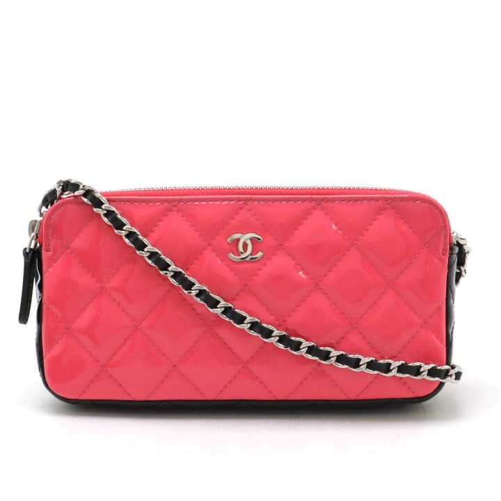 楽天市場】CHANEL シャネル マトラッセ ココマーク チェーンウォレット 